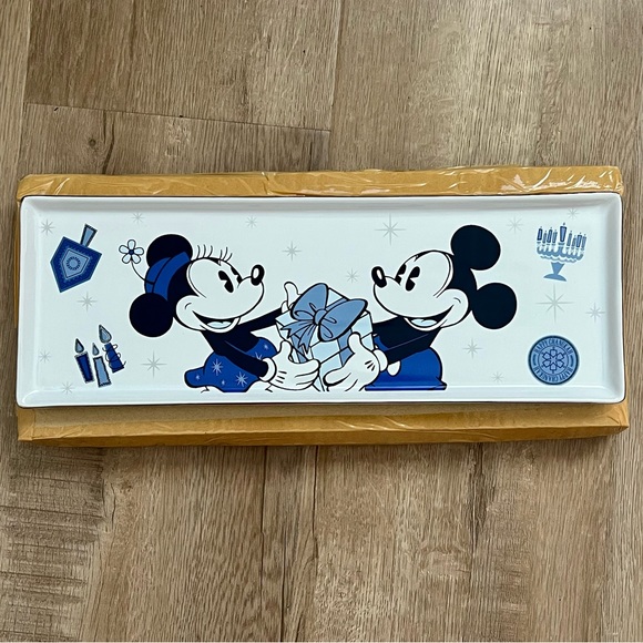 COPY - Disney Chanukah Tray - Mickey & Minnie Mouse NWT - Picture 1 of 2